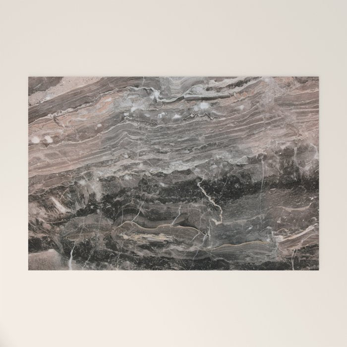 Smokey gray marble Welcome Mat Gallery Image 1