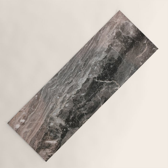 Smokey gray marble Yoga Mat Gallery Image 1