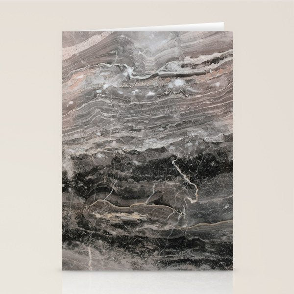 Smokey gray marble Stationery Card Gallery Image 2