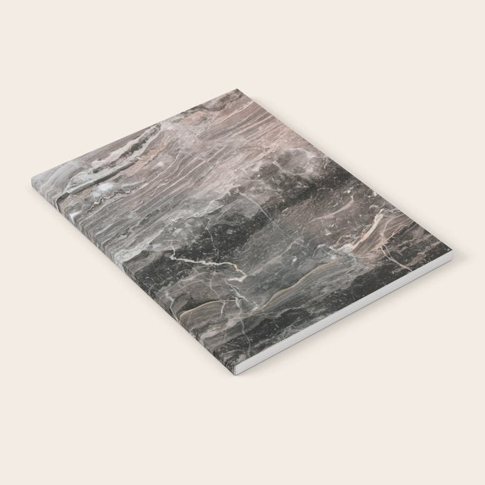 Smokey gray marble Notebook Gallery Image 2