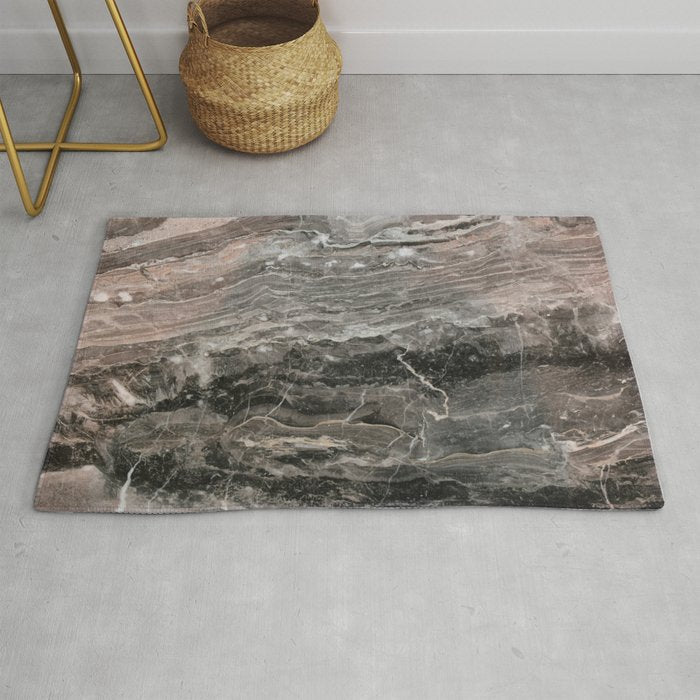 Smokey gray marble Rug Gallery Image 1