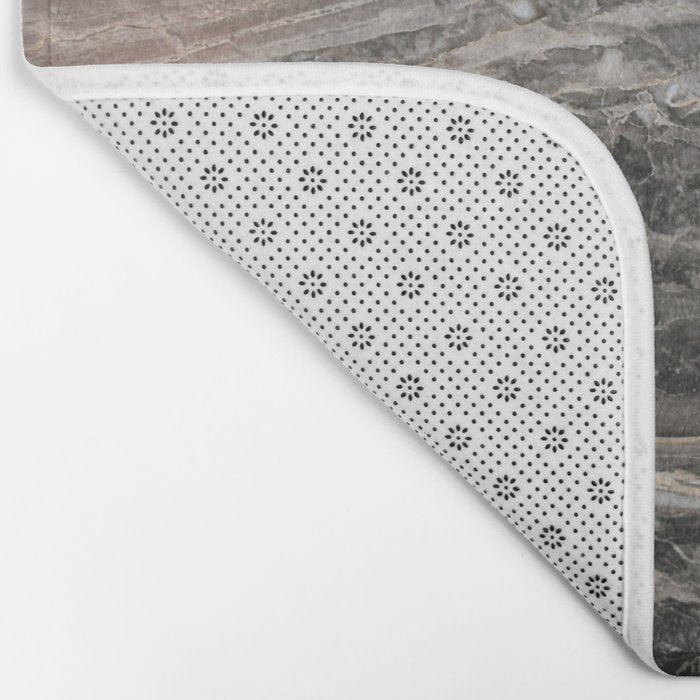 Smokey gray marble Bath Mat Gallery Image 2