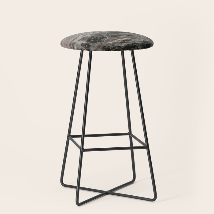 Smokey gray marble Stool Gallery Image 1