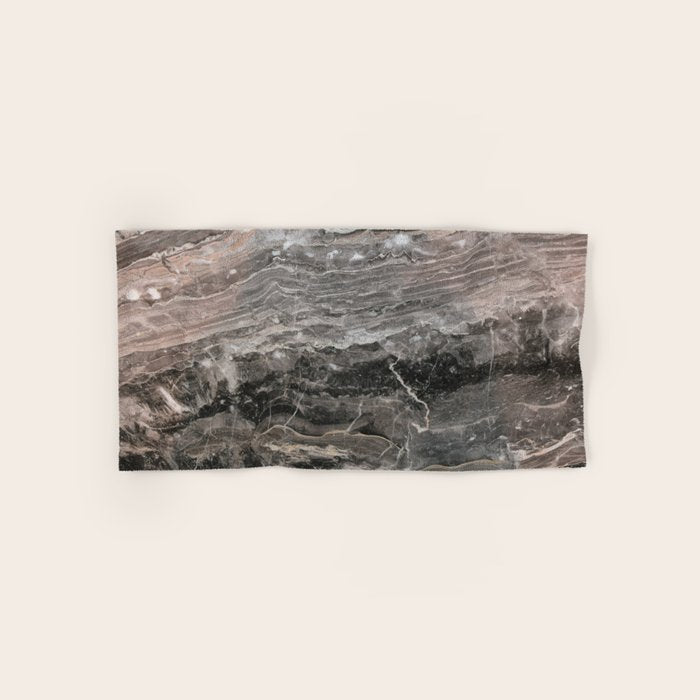 Smokey gray marble Bath Towel Gallery Image 1