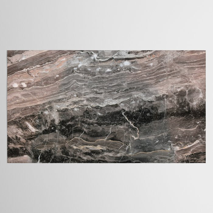 Smokey gray marble Tablecloth Gallery Image 2