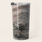 Smokey gray marble Travel Mug Gallery Image 3