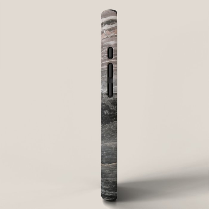 Smokey gray marble iPhone Case Gallery Image 2