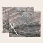 Smokey gray marble Placemat Gallery Image 1