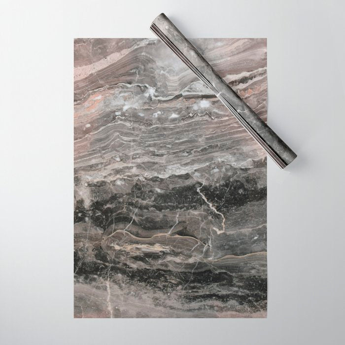 Smokey gray marble Wrapping Paper Gallery Image 1