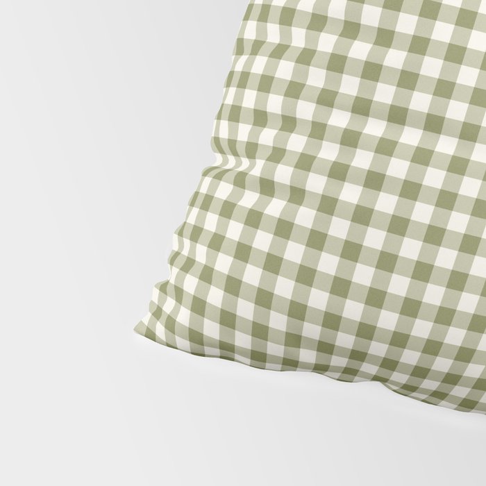 Farmhouse Style Gingham Check Pillow Sham Gallery Image 4
