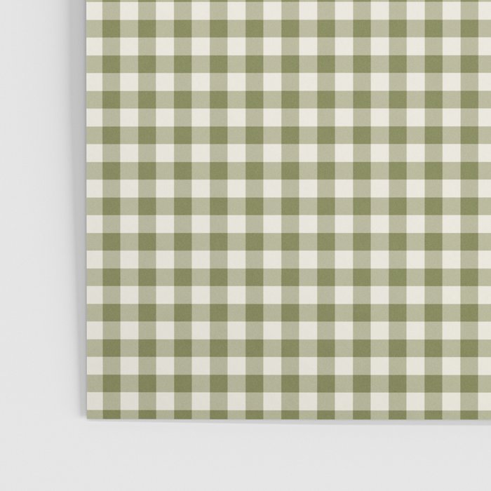 Farmhouse Style Gingham Check Poster Gallery Image 3