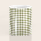 Farmhouse Style Gingham Check Coffee Mug Gallery Image 4