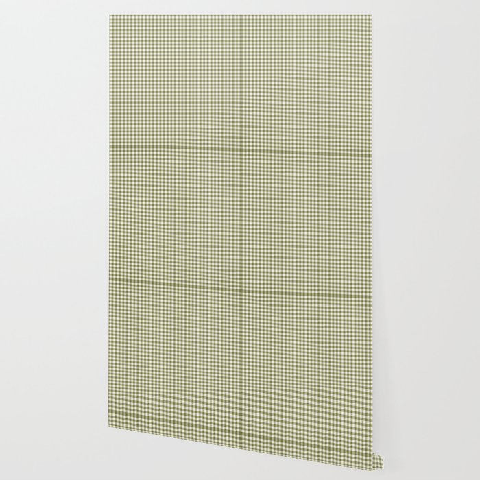 Farmhouse Style Gingham Check Wallpaper Gallery Image 2