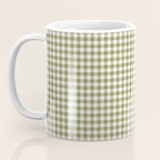 Farmhouse Style Gingham Check Coffee Mug Gallery Image 3
