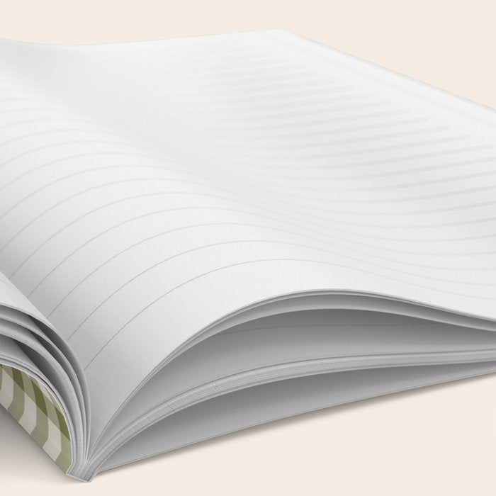 Farmhouse Style Gingham Check Notebook Gallery Image 2