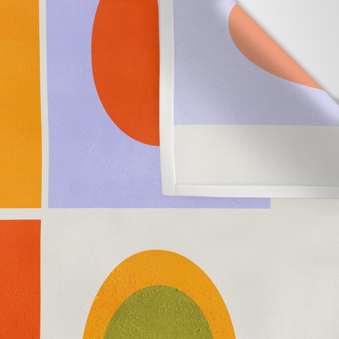 Colourplay & Concentric Circles: Mid Century Edition Wall Tapestry Gallery Image 3