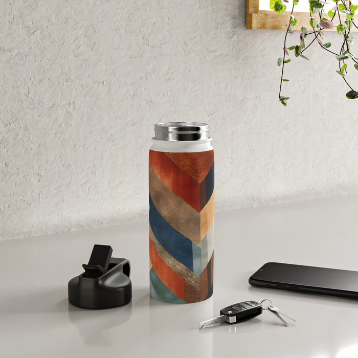 Desert Herringbone Reverie Water Bottle Gallery Image 4