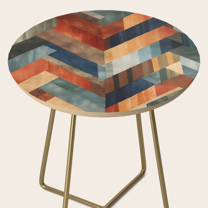 Desert Herringbone Reverie Side Table Gallery Image 2