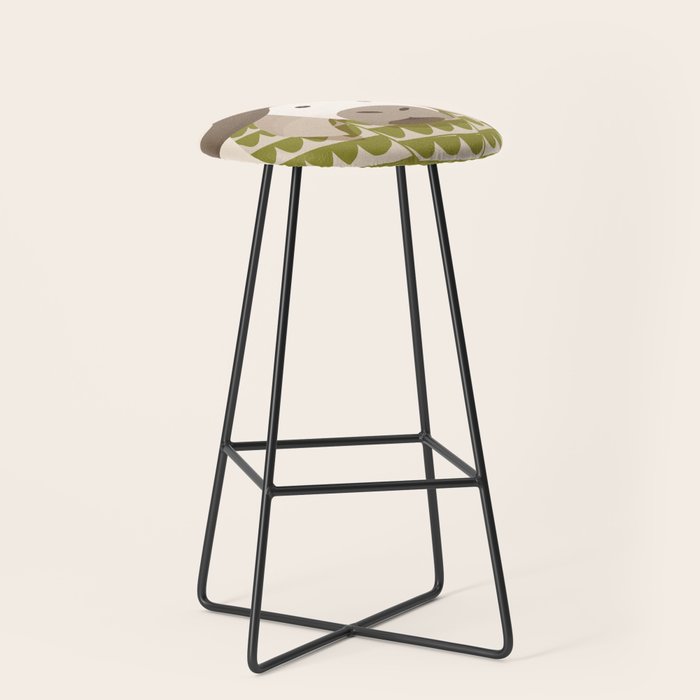 Whimsical Cape Buffalo Stool Gallery Image 1