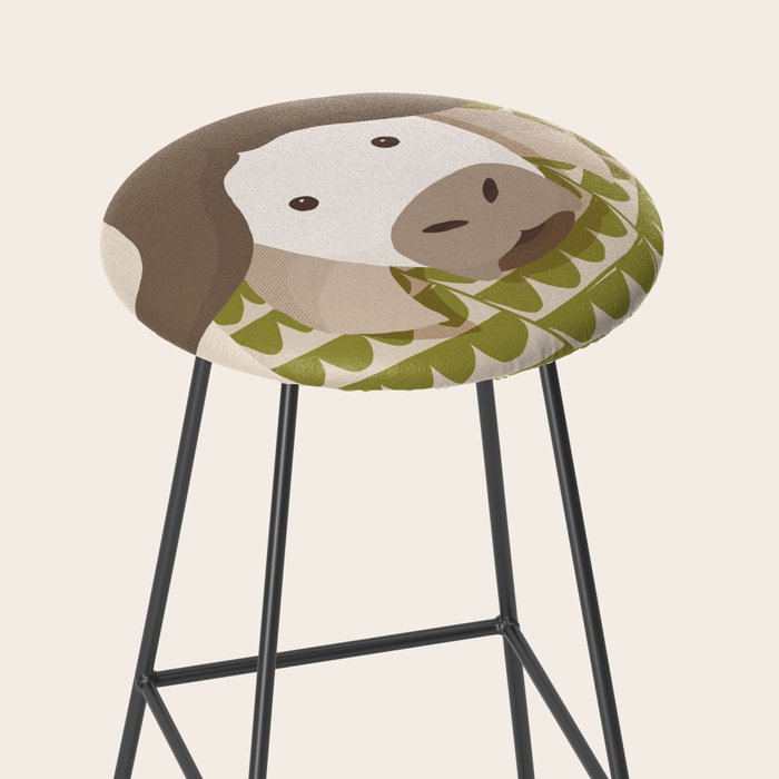 Whimsical Cape Buffalo Stool Gallery Image 2