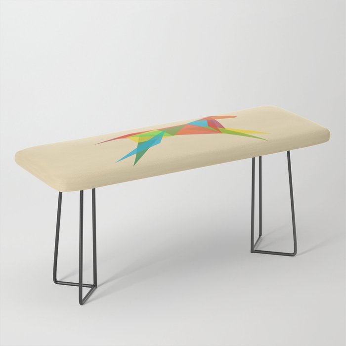 Fractal Geometric Dog Bench Gallery Image 1