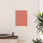 Cream on Red Polka Dot  Poster Gallery Image 2