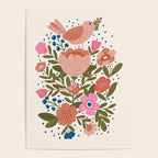 Folk Floral Bird  Poster Gallery Image 4