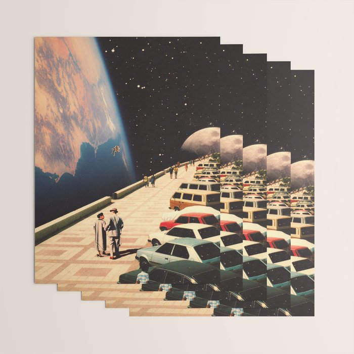 Space Promenade Wrapping Paper Gallery Image 3