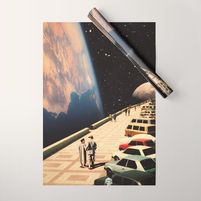 Space Promenade Wrapping Paper Gallery Image 1