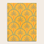 Vintage summer palm tree art pattern Notebook Gallery Image 4