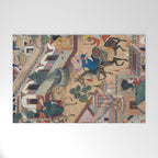 Antique Persian Art Welcome Mat Gallery Image 1