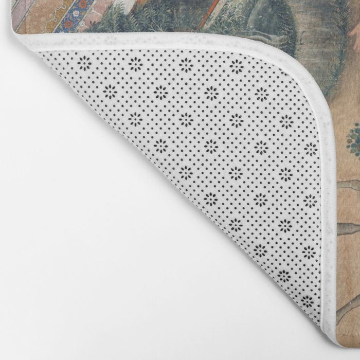 Antique Persian Art Bath Mat Gallery Image 2