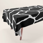 Black and white water wave ripple pattern Tablecloth Gallery Image 1
