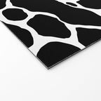 Black and white water wave ripple pattern Welcome Mat Gallery Image 2