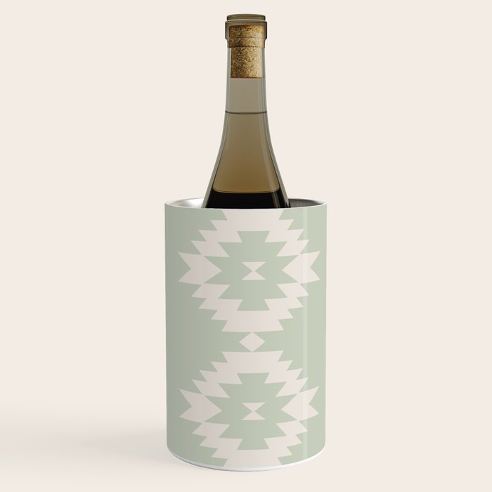 Southwestern Minimalism - Neutral Sage Green Wine Chiller Gallery Image 2