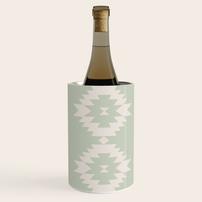 Southwestern Minimalism - Neutral Sage Green Wine Chiller Gallery Image 3