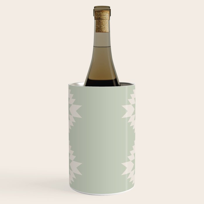 Southwestern Minimalism - Neutral Sage Green Wine Chiller Gallery Image 1