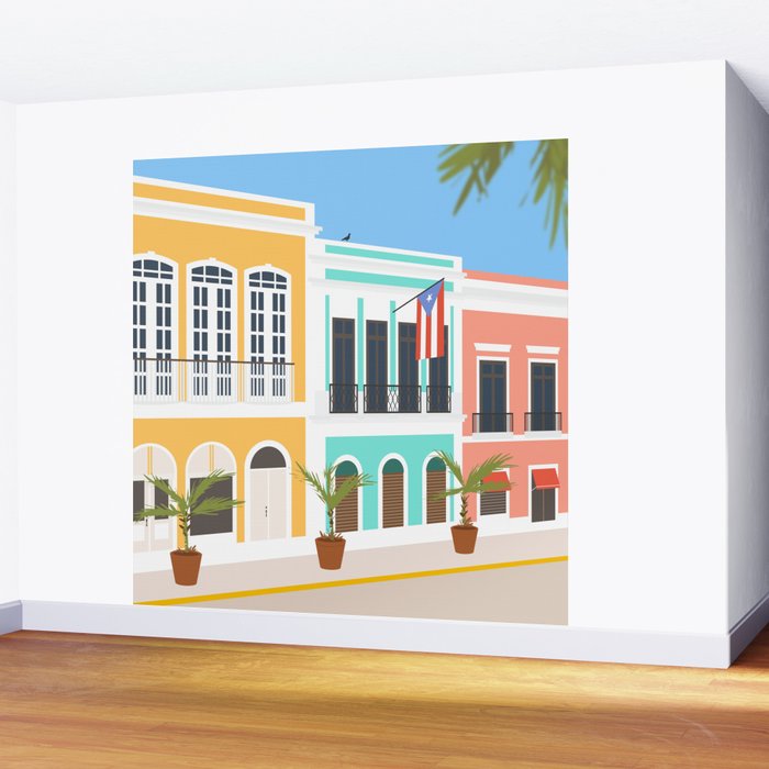Old San Juan, Puerto Rico Wall Mural Gallery Image 2