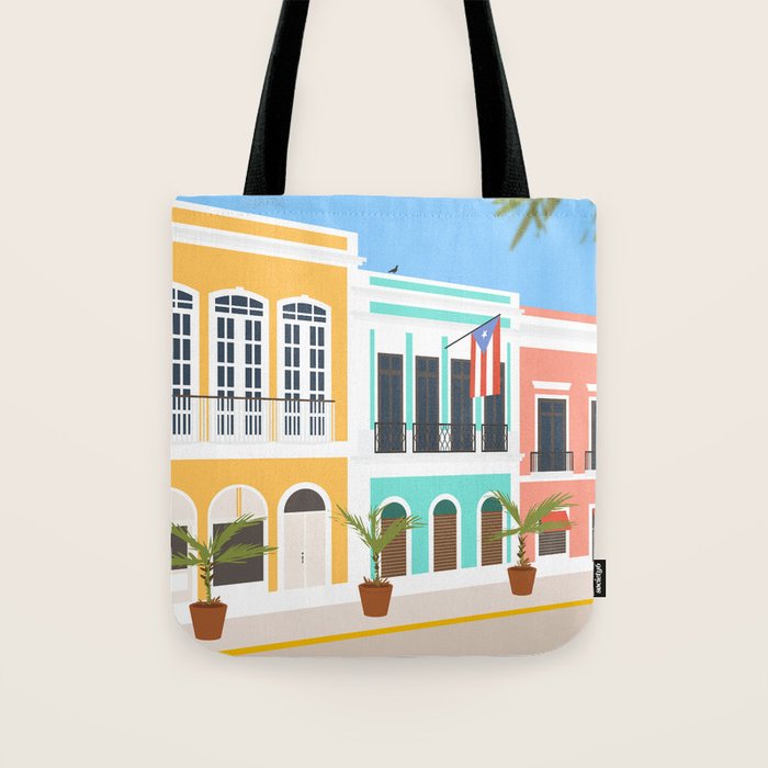 Old San Juan, Puerto Rico Tote Bag Gallery Image 1