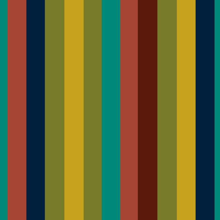 Joseph Stripes II Vertical Midcentury Modern Stripe Pattern in Mid Mod Colors Coffee Mug Gallery Image 2