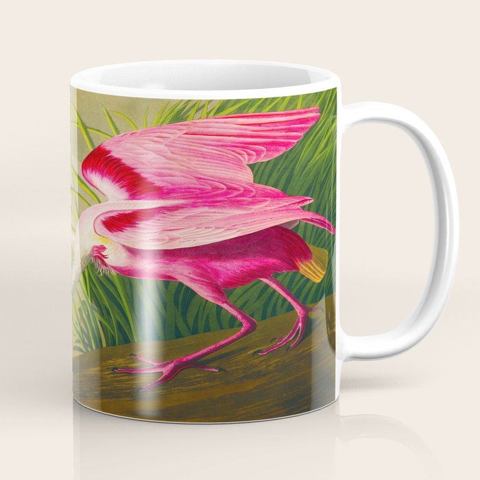 Roseate Spoonbill Bird pink Coffee Mug Gallery Image 1