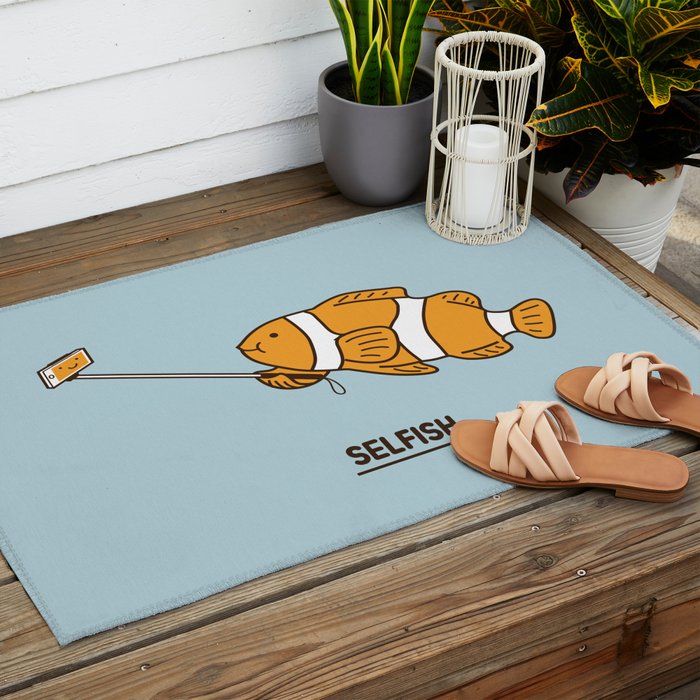 Selfish Outdoor Rug Gallery Image 2