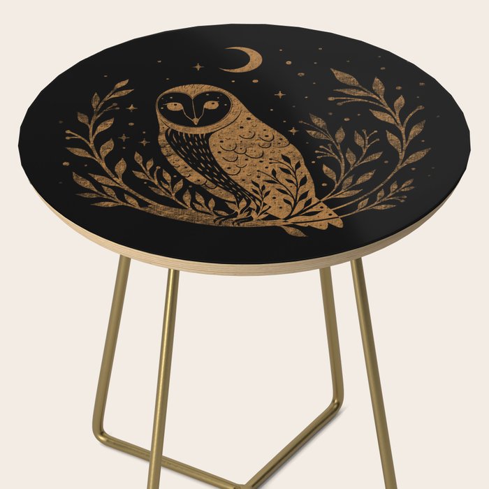 Owl Moon - Gold Side Table Gallery Image 2