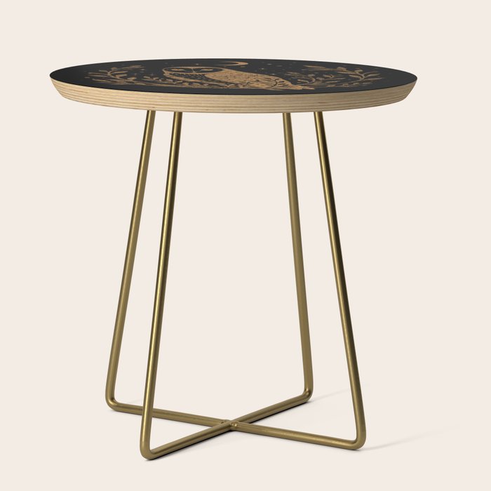 Owl Moon - Gold Side Table Gallery Image 1