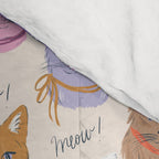 Cats in Purple and Brown Comforter Gallery Image 4