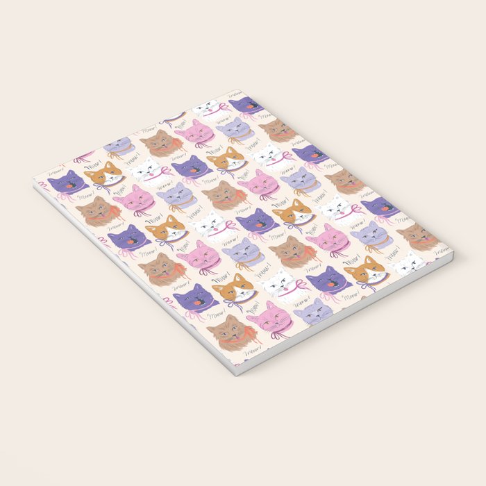 Cats in Purple and Brown Notebook Gallery Image 3