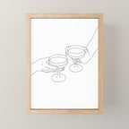 Cheers Drinking Buddies Mini Art Print Gallery Image 1