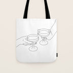 Cheers Drinking Buddies Tote Bag Gallery Image 1