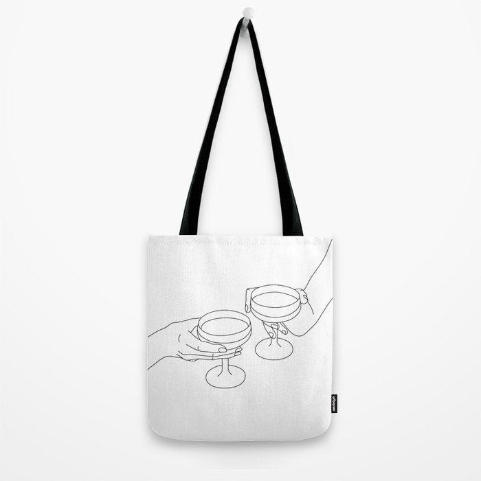 Cheers Drinking Buddies Tote Bag Gallery Image 2