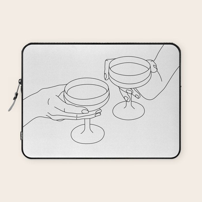 Cheers Drinking Buddies Laptop Sleeve Gallery Image 1